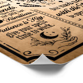 Witches Kitchen Rules Halloween Poster (Hoek)