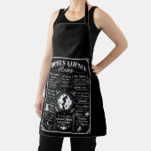 Witches Kitchen Rules  Halloween Schort (Insitu)