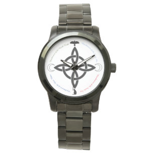 Witches Knot Roep de vier hoeken van de mannen hor Horloge