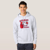 WITCHES KRIJGEN STITCHES grappig eng halloween Hoodie (Voorkant volledig)