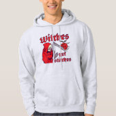 WITCHES KRIJGEN STITCHES grappig eng halloween Hoodie (Voorkant)