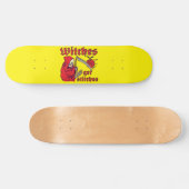 WITCHES KRIJGEN STITCHES grappig eng halloween Persoonlijk Skateboard (Horizontaal)