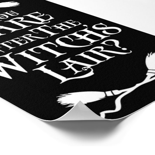 Witches Lair Poster (Hoek)