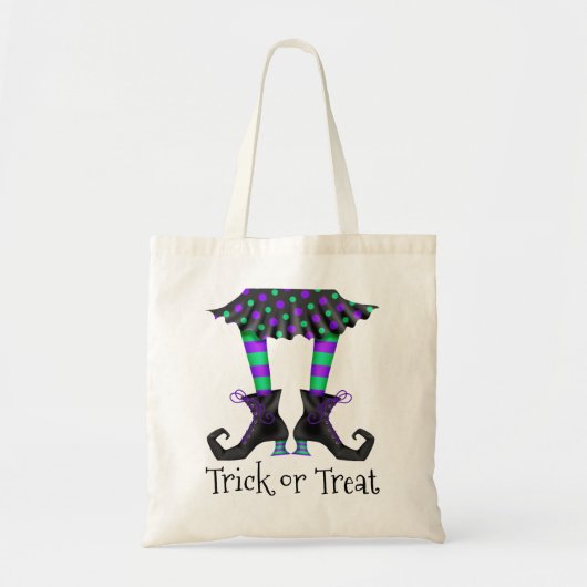 Witches Legs Trick or treat Tote Bag (Voorkant)