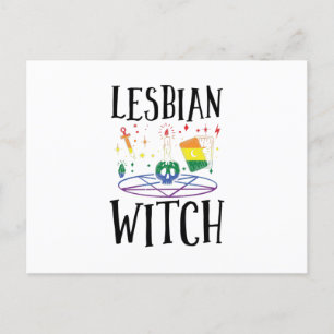 Witches LGBTQ   Witch Witchcraft Rainbow Gift Idee Briefkaart