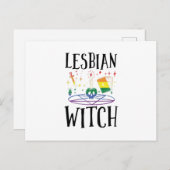 Witches LGBTQ | Witch Witchcraft Rainbow Gift Idee Briefkaart (Voorkant / Achterkant)