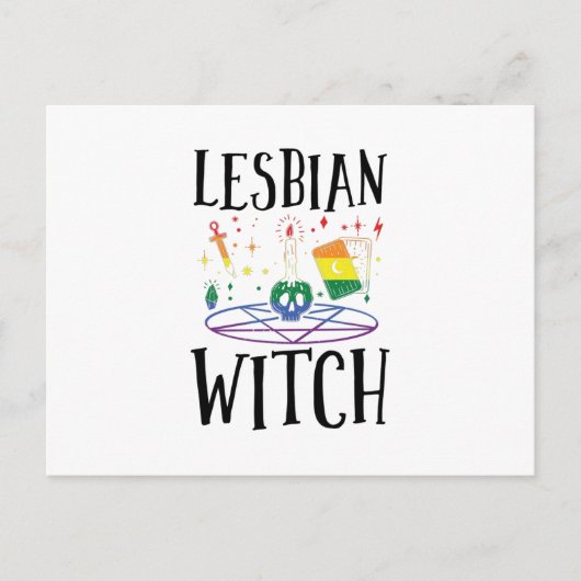 Witches LGBTQ | Witch Witchcraft Rainbow Gift Idee Briefkaart (Voorkant)