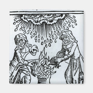 Witches Making a Spell, 1489 Magneet