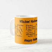 Witches met halloween Brew Kleur Ontworpen Mok (Voorkant links)
