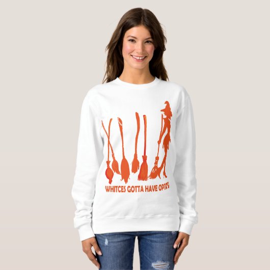 Witches moeten opties hebben Halloween Trui (Voorkant volledig)