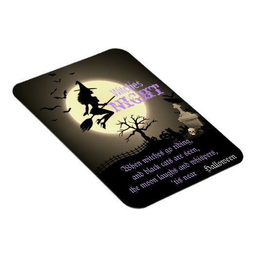 Witches Night, Halloween Magneet (Rechterzijde)