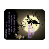 Witches Night, Halloween Magneet (Horizontaal)