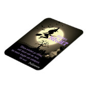 Witches Night, Halloween Magneet (Linkerzijde)