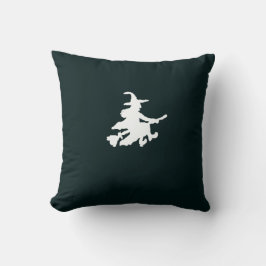Witches on Black Throw Pillow Kussen
