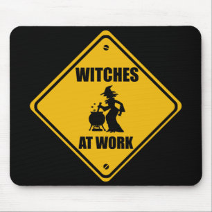 WITCHES OP HET WERK - Mousepad Muismat