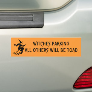 Witches parkeren bumpersticker