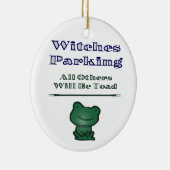 Witches parkeren keramisch ornament (Rechts)