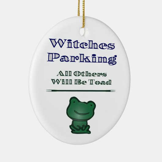 Witches parkeren keramisch ornament (Rechts)