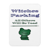 Witches parkeren magneet (Verticaal)
