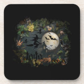 Witches Party Night Bier Onderzetter (Voorkant)