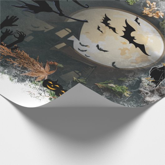 Witches Party Night Cadeaupapier (Hoek)