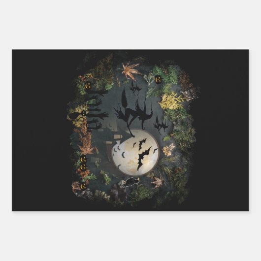 Witches Party Night Inpakpapier Vel (Voorkant)