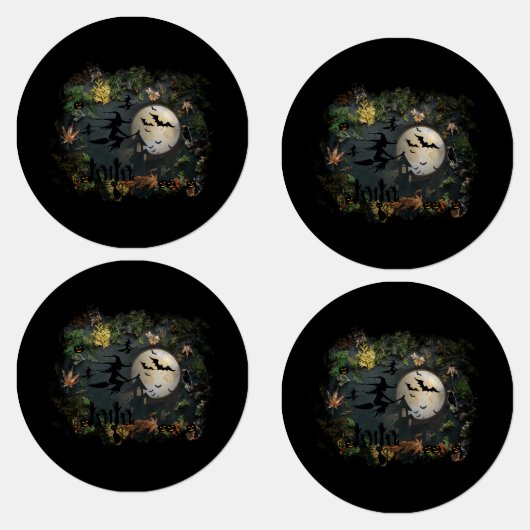 Witches Party Night Labels (Groep)