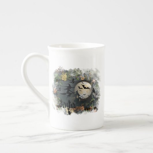 Witches Party Night Porselein Kop (Links)