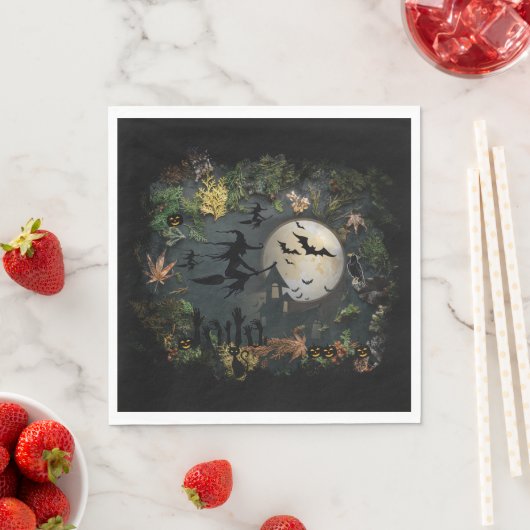 Witches Party Night Servet (Insitu)