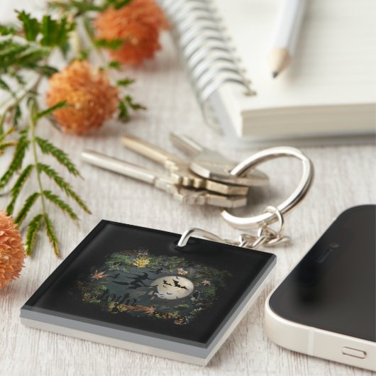 Witches Party Night Sleutelhanger (Voorkant Rechts)