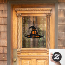 Witches Pet zeggen Boo en eng op Halloween