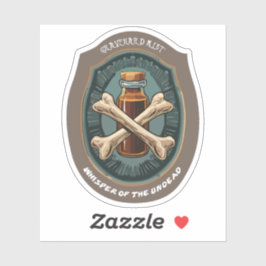 Witches Potion Graveyard Mist Label