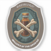 Witches Potion Graveyard Mist Label (Voorkant)