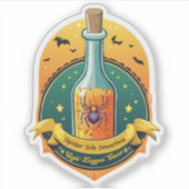 Witches Potion Spider Silk Smoothie Label (Voorkant)