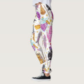 Witches Potion Waterverf Halloween Leggings (Links)