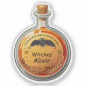 Witches Potion Witches Alixir Label (Voorkant)