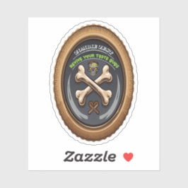 Witches Potion Zombie Zest Label