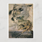 Witches Ride  briefkaart (Voorkant)