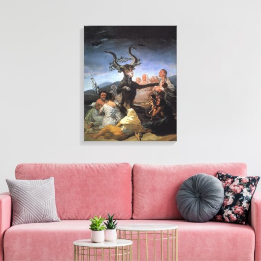 "Witches" Sabbat Canvas Afdruk (Insitu (Woonkamer))