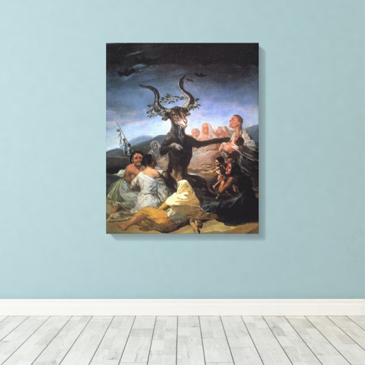 "Witches" Sabbat Canvas Afdruk (Insitu (Houten vloer))