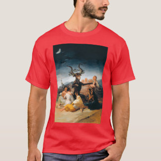Witches Sabbat (El Aquelarre) door Francisco Goya T-shirt
