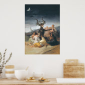 Witches Sabbat - Francisco de Goya (1797-1798) Poster (Keuken)