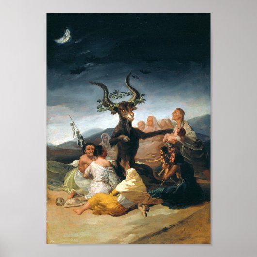 Witches' Sabbat (Goya, 1798) Poster (Voorkant)