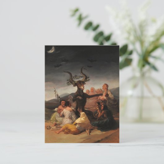 Witches' Sabbath by Francisco de Goya Briefkaart (Staand voorkant)