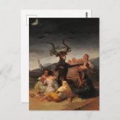 Witches' Sabbath by Francisco de Goya Briefkaart (Voorkant / Achterkant)