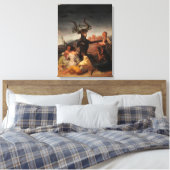 Witches' Sabbath by Francisco de Goya Canvas Afdruk (Insitu (Slaapkamer))