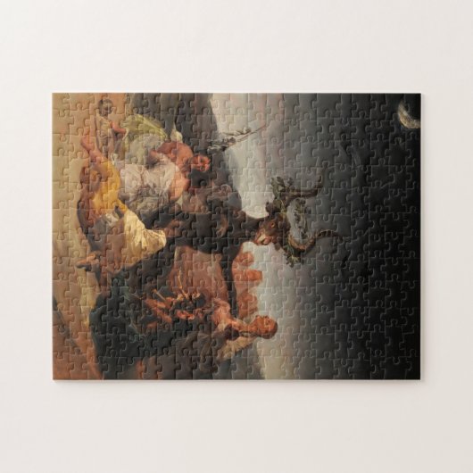 Witches' Sabbath by Francisco de Goya Legpuzzel (Horizontaal)