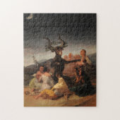 Witches' Sabbath by Francisco de Goya Legpuzzel (Verticaal)