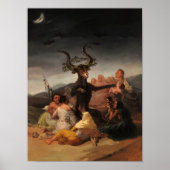 Witches' Sabbath by Francisco de Goya Poster (Voorkant)