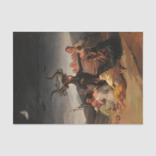 Witches' Sabbath by Francisco de Goya Tissuepapier